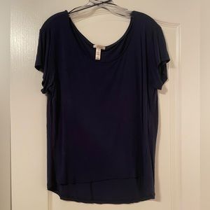 Navy Blue Short Sleeve Shirt NWOT